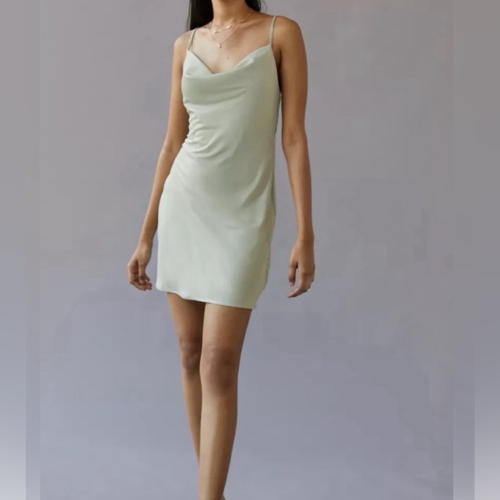 Urban Outfitters Light Green Mini Dress